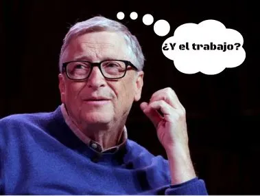 Predicción de Bill Gates sobre el futuro del trabajo con la implementación de la inteligencia artificial